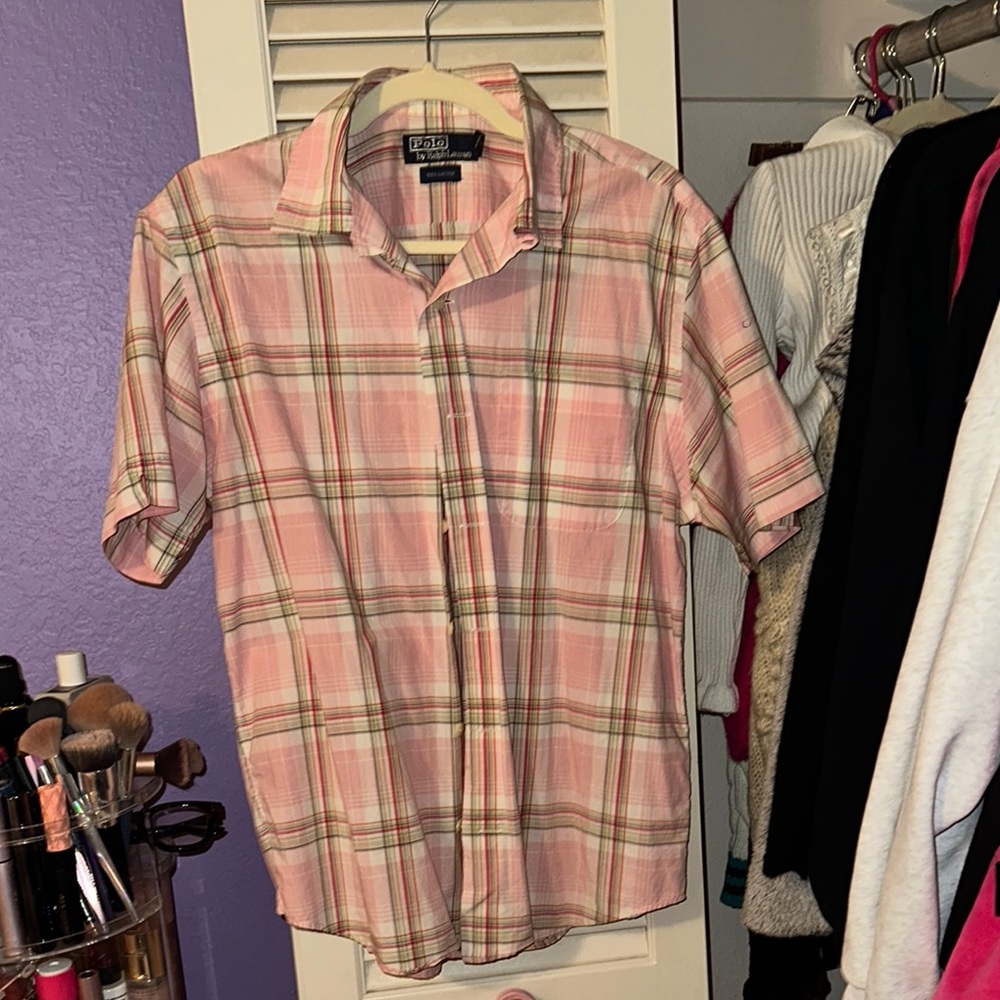 Polo by Ralph Lauren Pink Casual Button Down Shirt